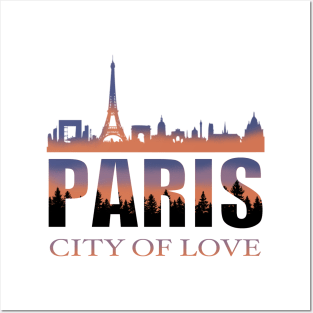 Paris City Vintage Slogan Posters and Art